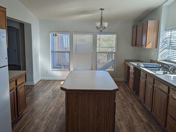 Kitchen with skylight