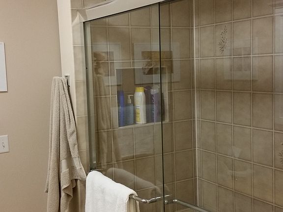 Master shower