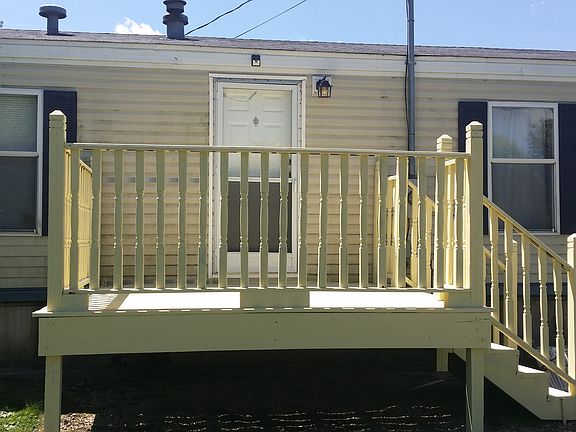 refurbished back deck