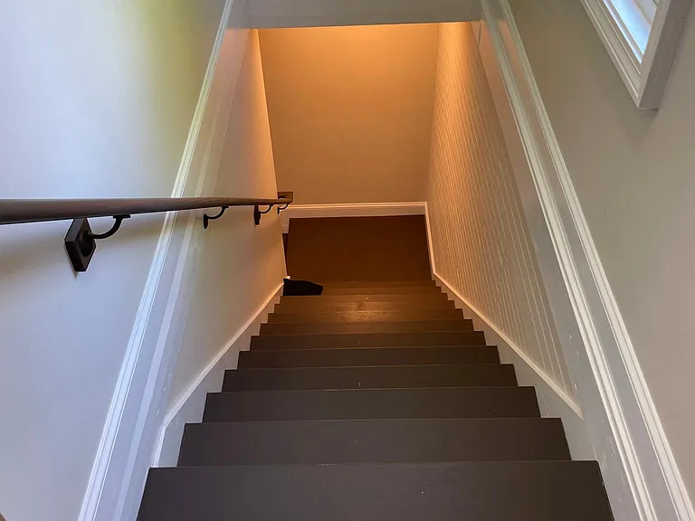 Stairs from first floor to second floor