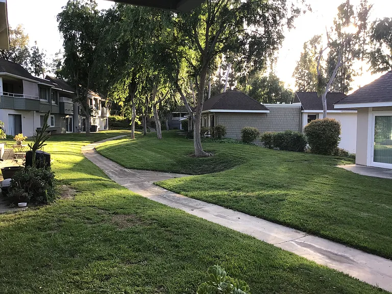 View to the outside of bedroom