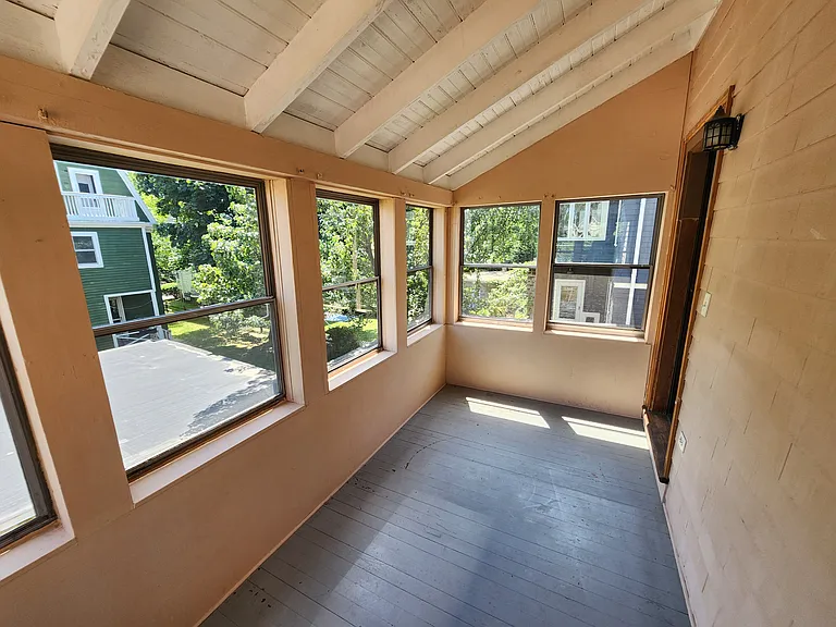 Rear porch (2nd floor)