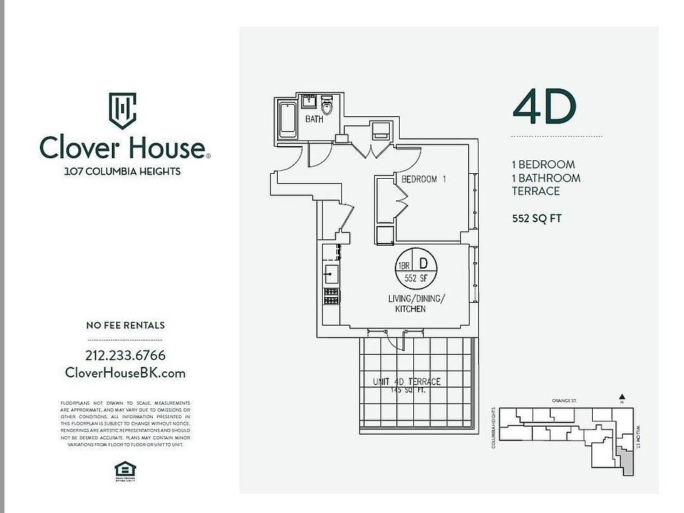 1st image of 107 Columbia Hts #4D