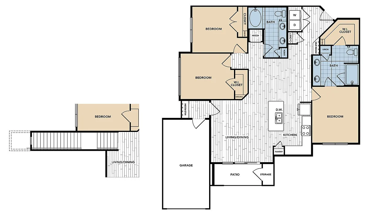 Floor plan D1G1