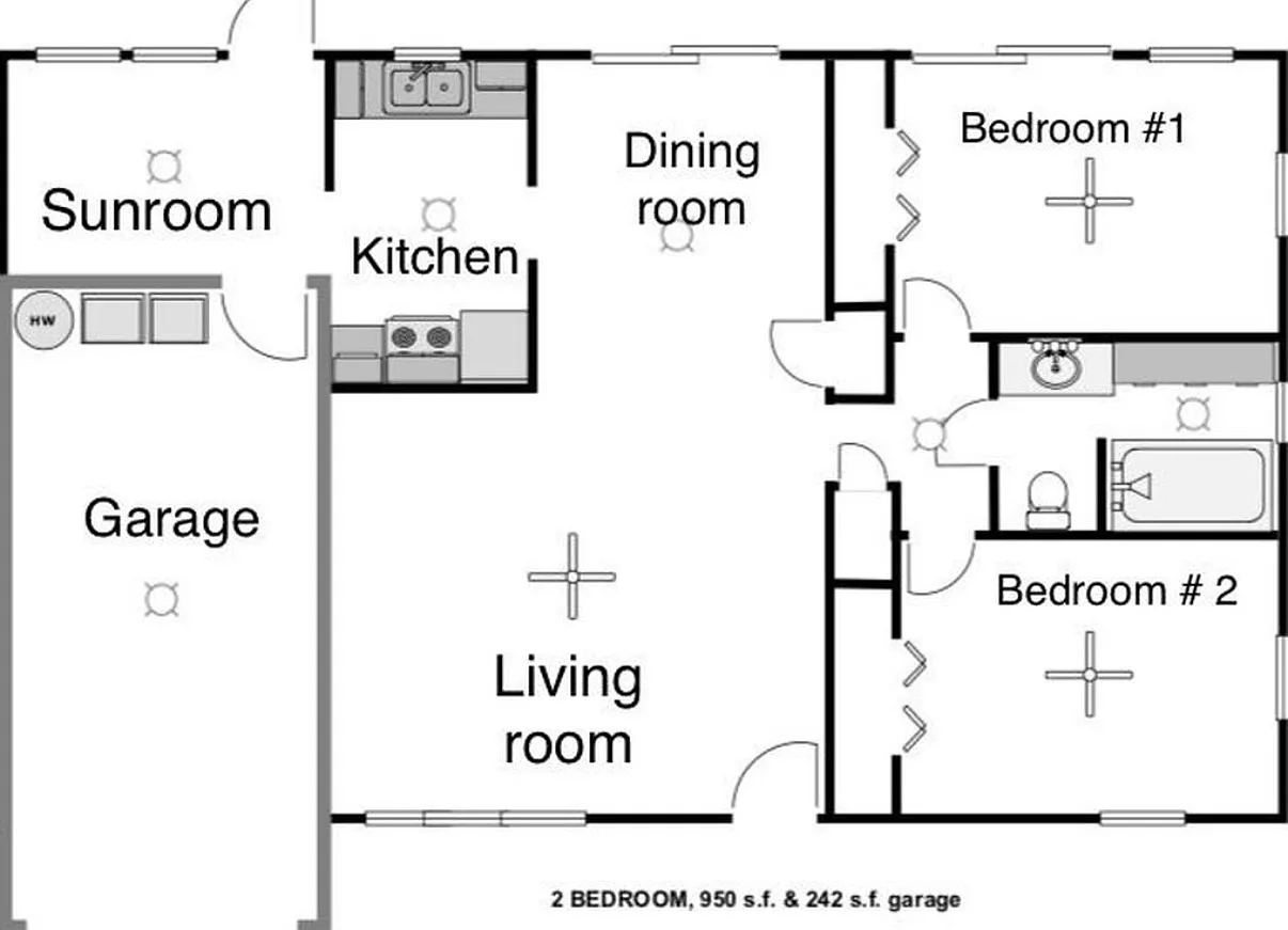 2 bed, 950 sqft, $2,000 — Photo 4