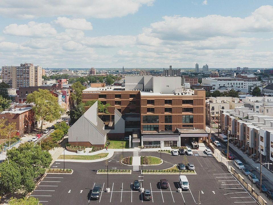 Aerial View of the Building