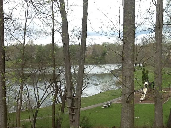 Springtime view from deck