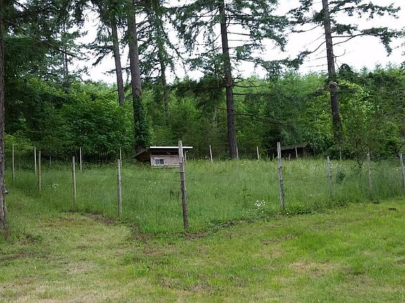 Large fenced garden area