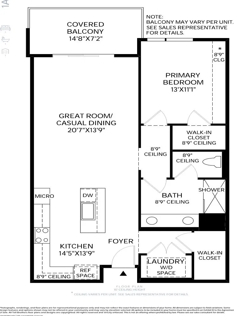 1 bed, 973 sqft, $3,955 — Photo 2