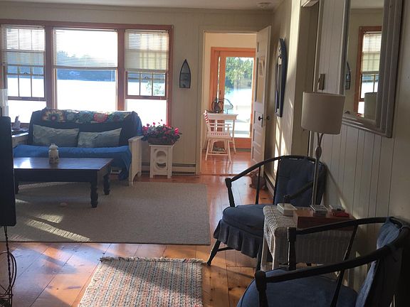 Living room overlooking the lake.