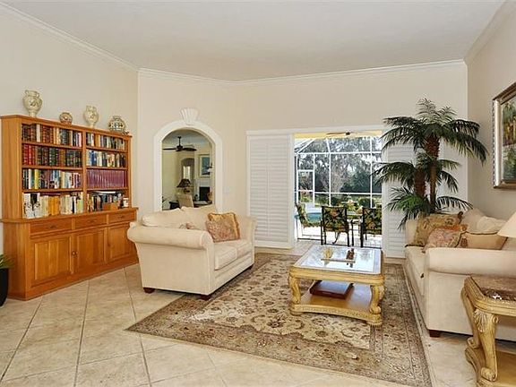 Living Room opens to the pool.