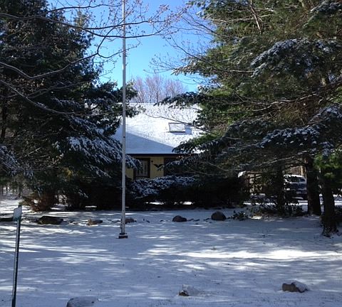 Front of Home in Winter