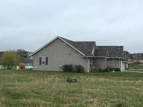 side of house- on corner lot with large yard