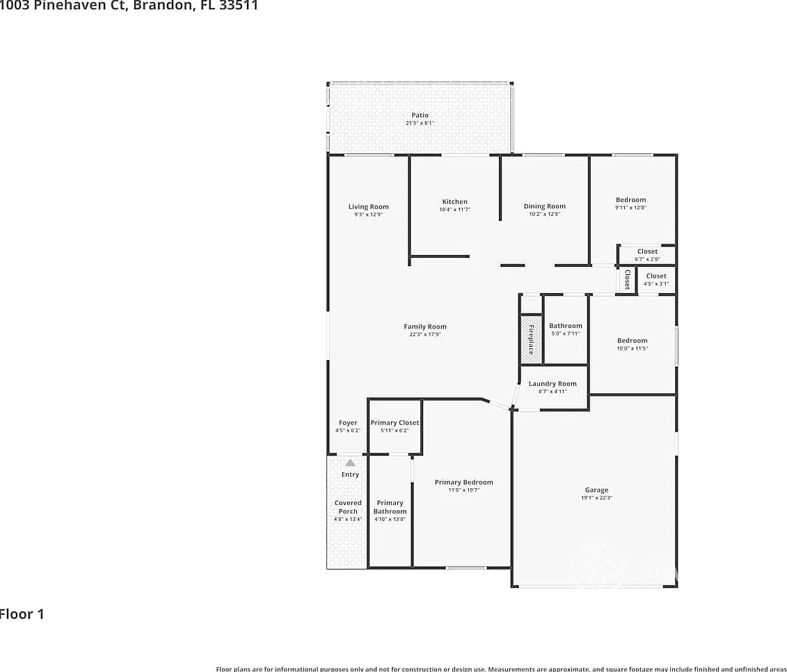 1003 Pinehaven Ct Brandon, FL 33511 — Photo 2