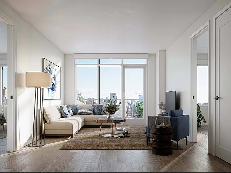Gather in a contemporary living room, featuring clean lines and plenty of space to create the perfect setting for both relaxation and entertainment.
