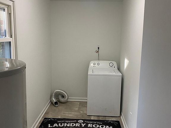 Laundry room. Dryer will be installed this week.