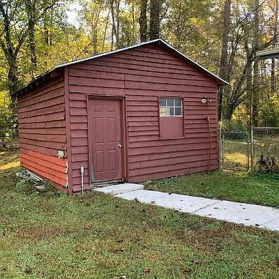 Red Storage Building