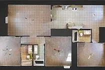 3-D floorplan