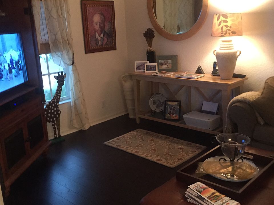 Den. New hardwood floor