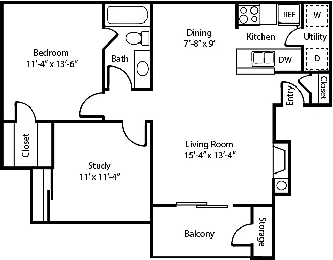Floor plan PLA - A3