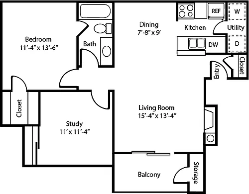 Floor plan PLA - A3