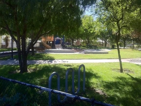 Park across the St.