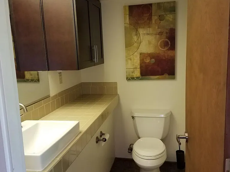 main floor powder room