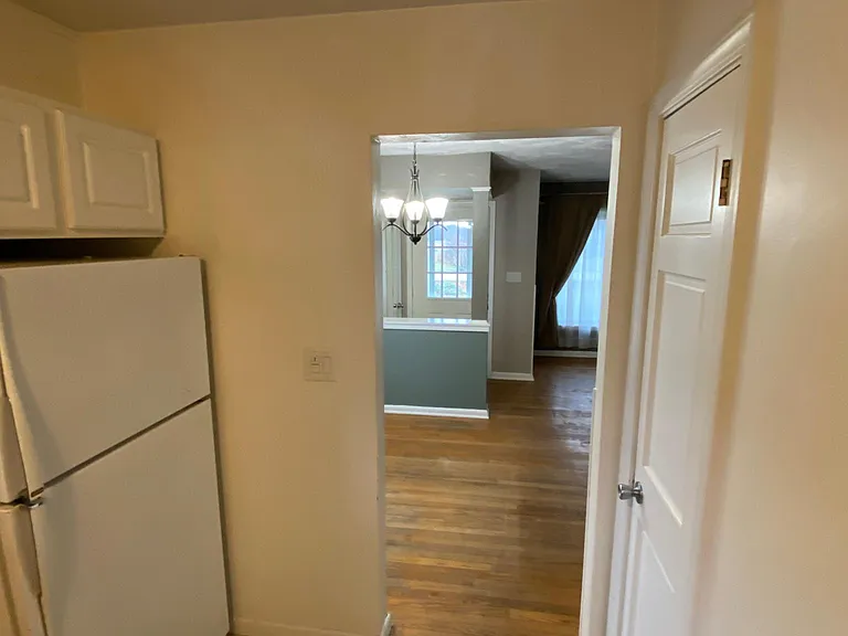 Kitchen tour dining and living room.