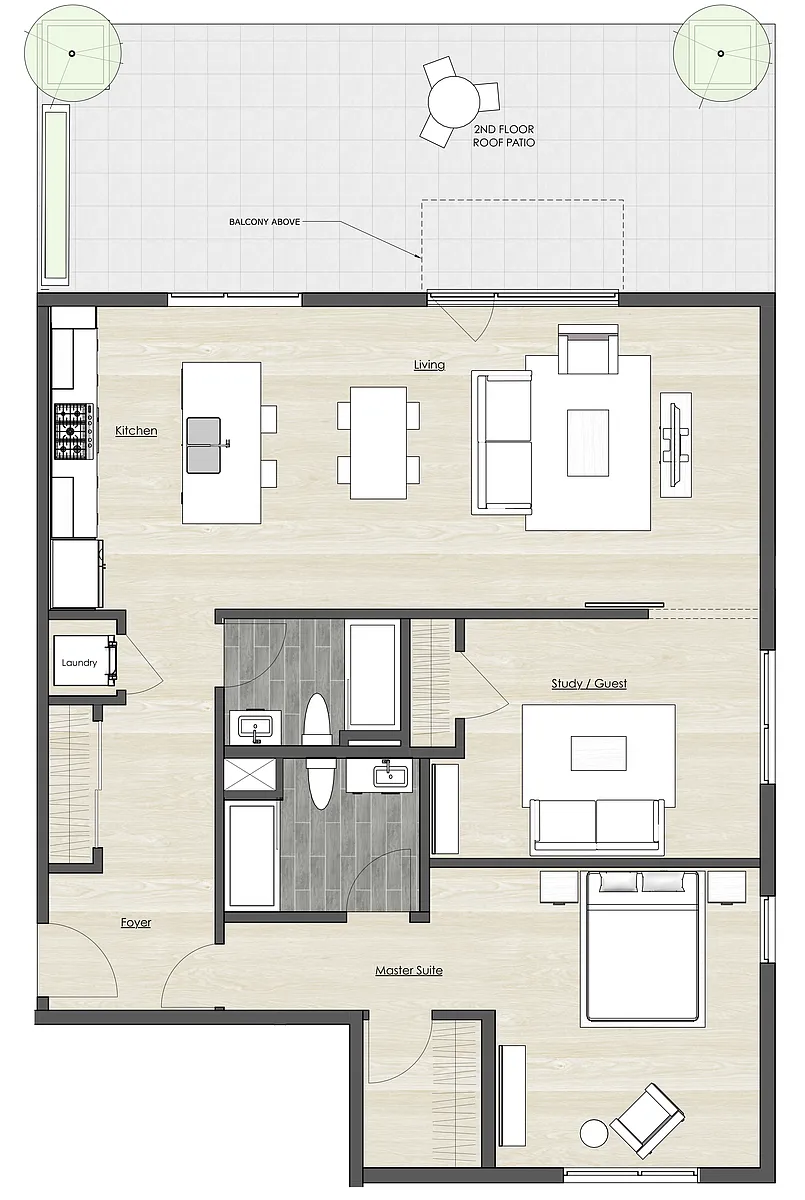 Floor plan The Entertainer A
