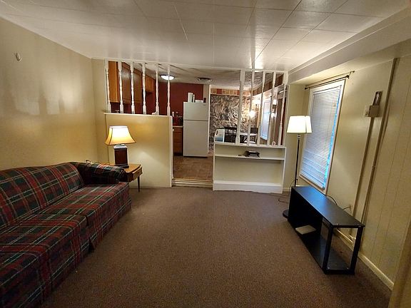 First-floor living room/kitchen