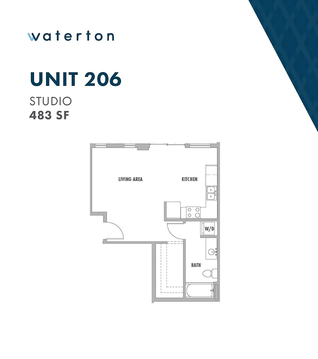 Floor plan Studio