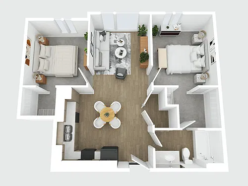 Floor plan 2 Bedroom