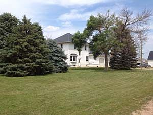 Outside front lawn