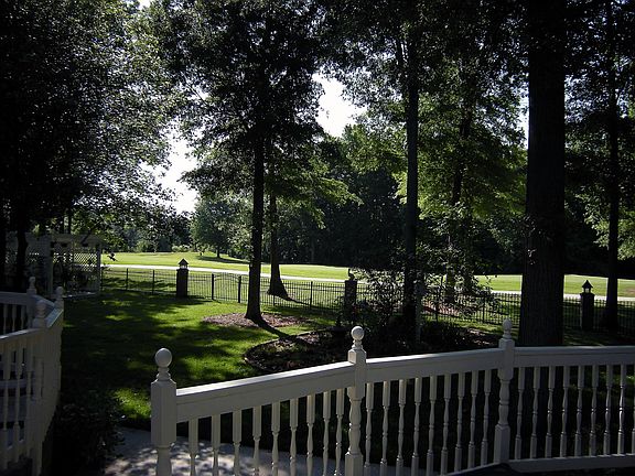 Lake and golf course view from terrace