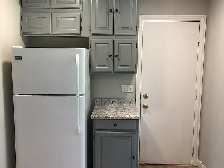 Kitchen 2 (door pictured leads to basement and backyard)