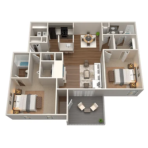 Floor plan B2 - Northside