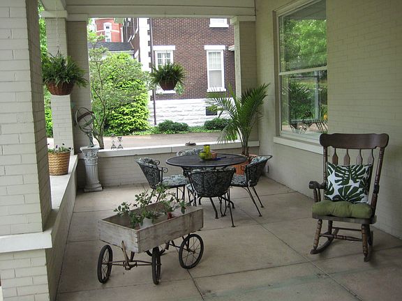 Front porch facing south