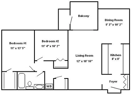 Floor plan Midrise Holly C