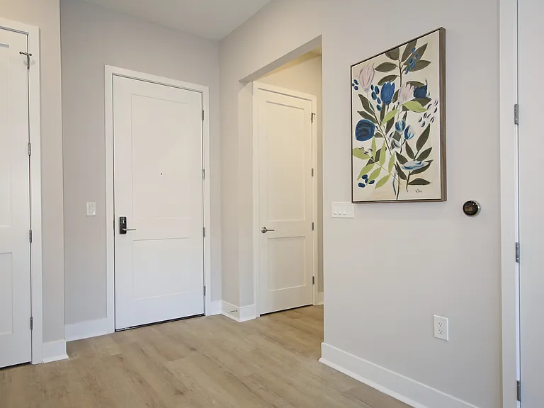 10 foot ceilings and 8 foot solid core doors
