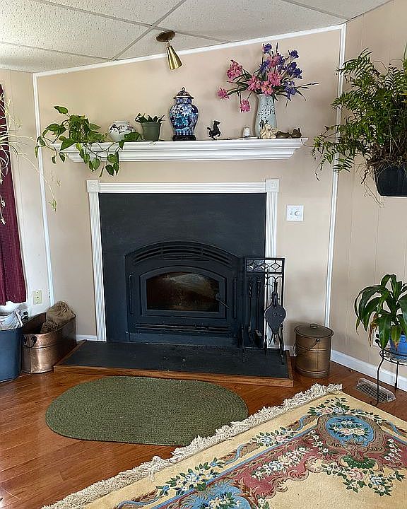 New quadra wood fireplace 