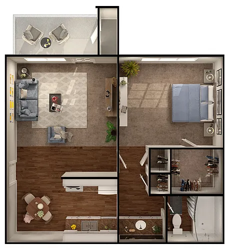 Floor plan A1R