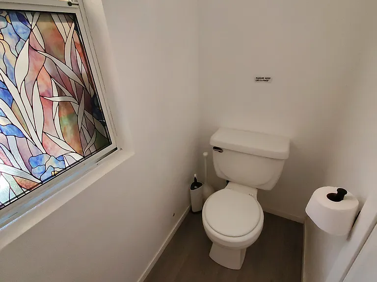 1/2 bath in laundry room
