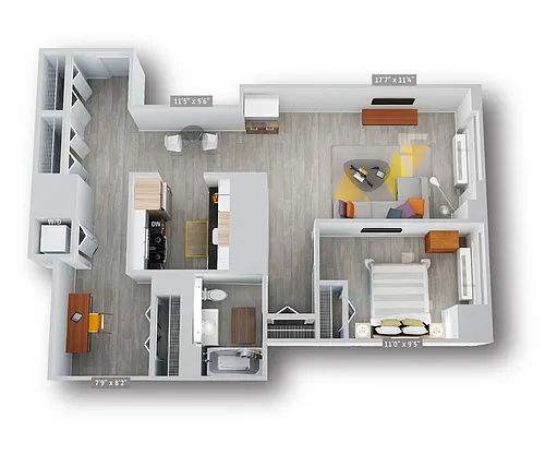 Floor plan A14D