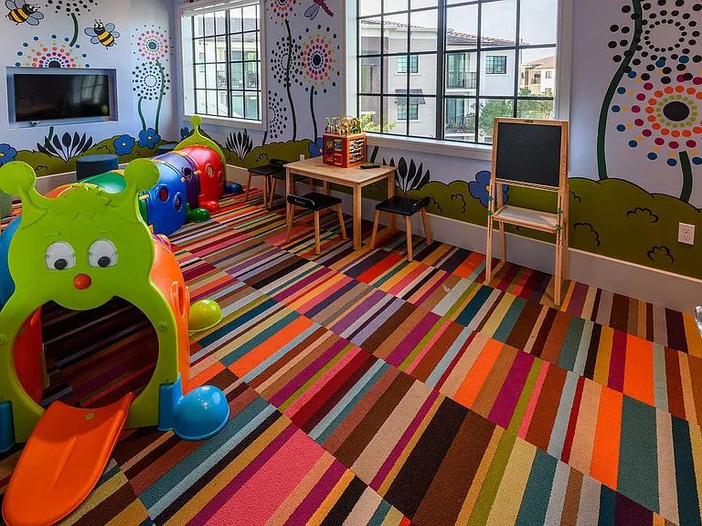 Fun Playroom with a Television