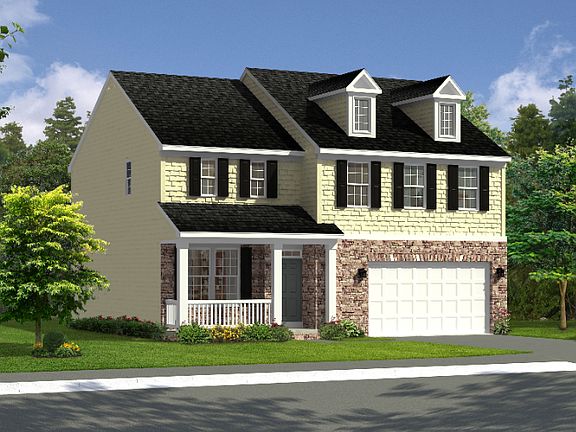Bristol single family rendering elevation 4 at Hammaker Hills