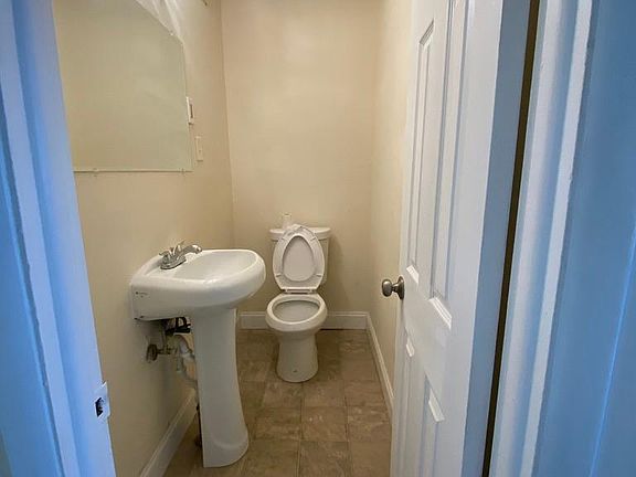 half bath on first floor