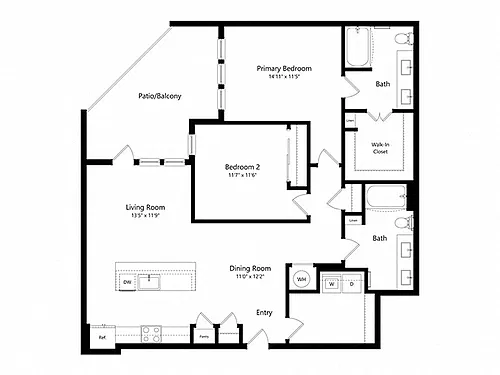 Floor plan B2 AFF