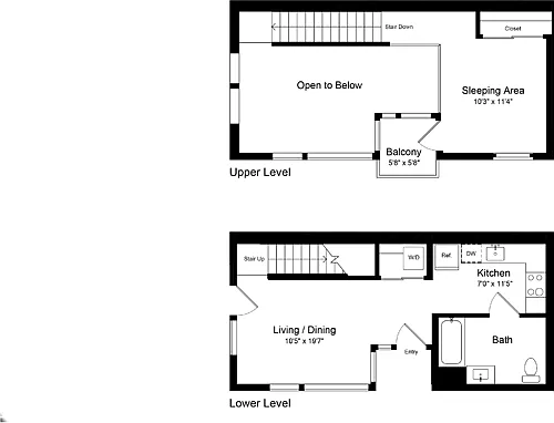 Floor plan Loft CB