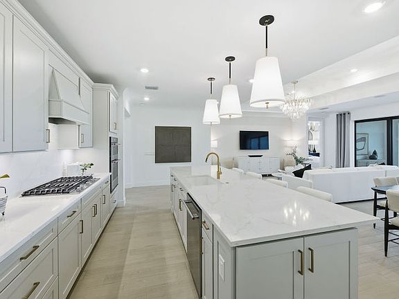 Kitchen with center island