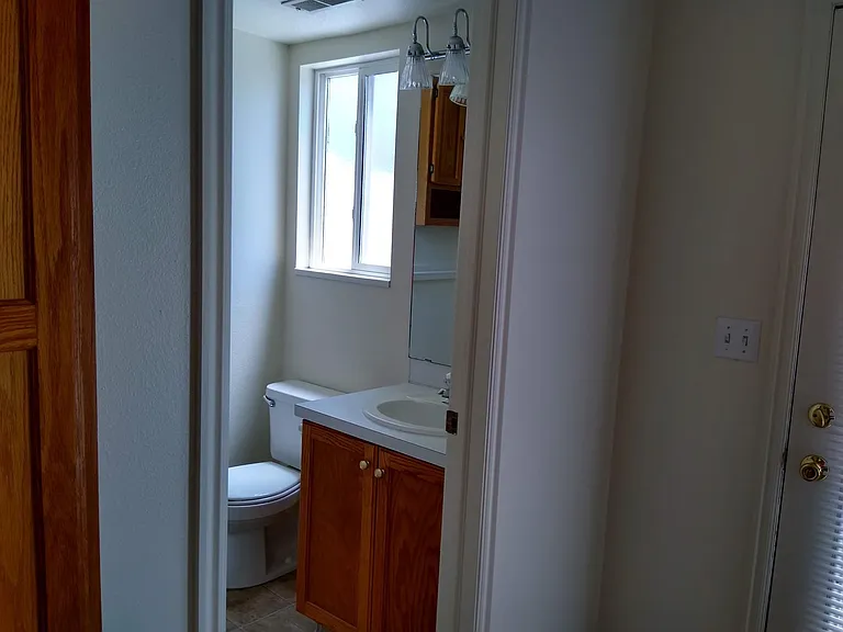 Half Bathroom Next to Kitchen